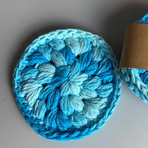 100% Cotton Face Rounds Scrubbies Makeup Remover Pads - Picture 3 of 5